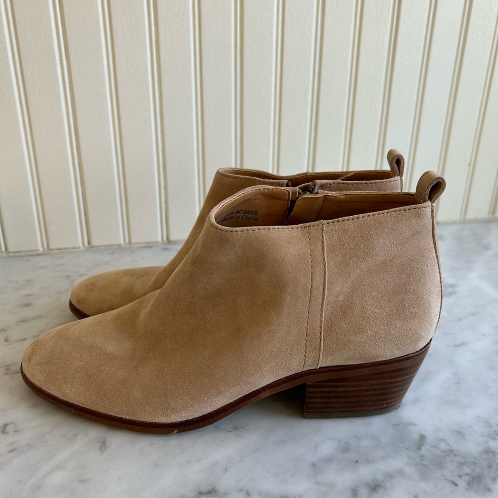 J Crew Sawyer suede ankle boots